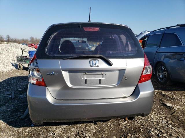 JHMGD374X7S019620 - 2007 HONDA FIT SILVER photo 6