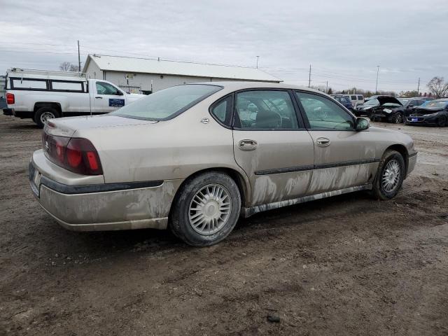 2G1WF55E629206144 - 2002 CHEVROLET IMPALA GOLD photo 3