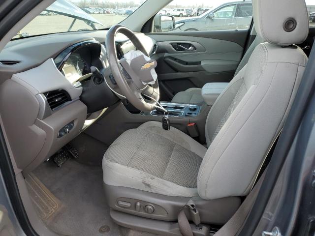 1GNERGKW2KJ245263 - 2019 CHEVROLET TRAVERSE LT GRAY photo 7