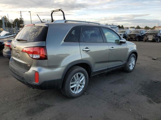 5XYKTDA71FG554735 - 2015 KIA SORENTO LX GRAY photo 3