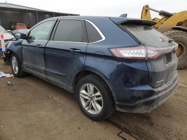 2FMPK4J99HBB26375 - 2017 FORD EDGE SEL BLUE photo 2