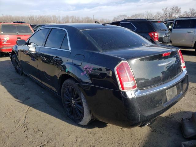 2C3CCARGXEH284030 - 2014 CHRYSLER 300 BLACK photo 2