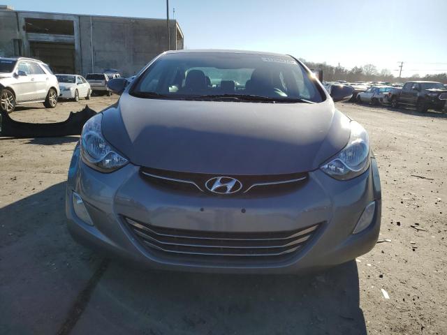 5NPDH4AE1DH224074 - 2013 HYUNDAI ELANTRA GLS SILVER photo 5