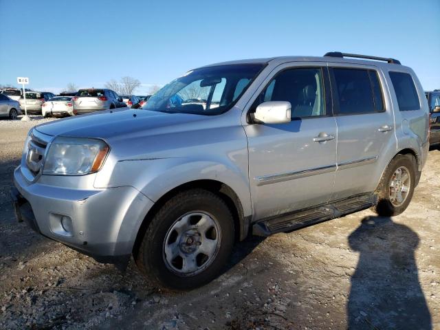 5FNYF4H90AB015466 - 2010 HONDA PILOT TOURING SILVER photo 1