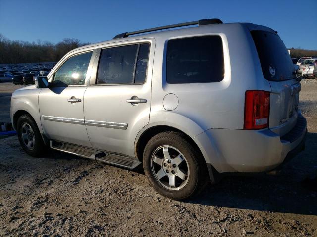 5FNYF4H90AB015466 - 2010 HONDA PILOT TOURING SILVER photo 2