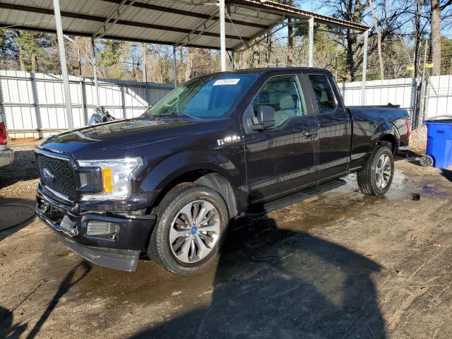 1FTEX1C51KKC74202 - 2019 FORD F150 SUPER CAB BLACK photo 1