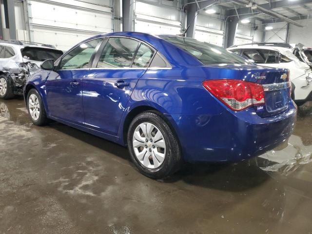 1G1PC5SH6C7165156 - 2012 CHEVROLET CRUZE LS BLUE photo 2