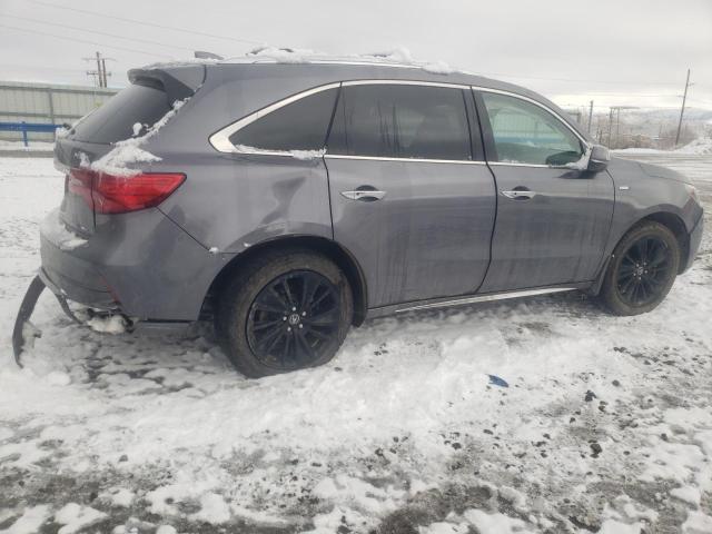 5J8YD7H70JL001281 - 2018 ACURA MDX SPORT HYBRID ADVANCE CHARCOAL photo 3