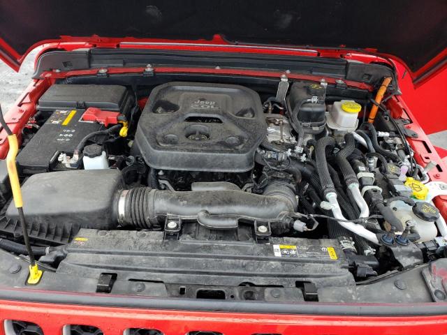 1C4JJXP68MW745246 - 2021 JEEP WRANGLER U SAHARA 4XE RED photo 12