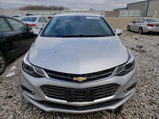 3G1BF6SM9JS601937 - 2018 CHEVROLET CRUZE PREMIER SILVER photo 5