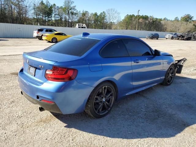 WBA1J7C56GV360241 - 2016 BMW M235I BLUE photo 3