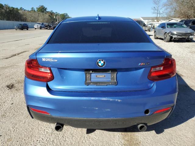 WBA1J7C56GV360241 - 2016 BMW M235I BLUE photo 6