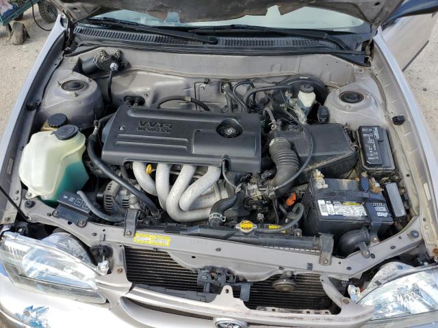 2T1BR12E0YC321888 - 2000 TOYOTA COROLLA VE SILVER photo 11