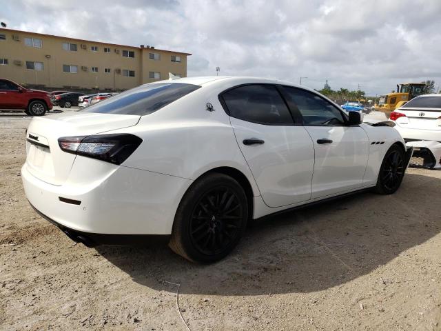 ZAM57XSA4E1090203 - 2014 MASERATI GHIBLI WHITE photo 3