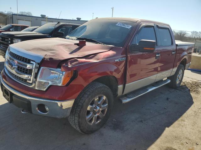 1FTFW1EFXDKE75869 - 2013 FORD F150 SUPERCREW RED photo 1