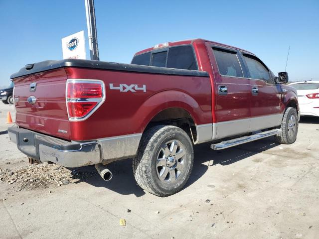 1FTFW1EFXDKE75869 - 2013 FORD F150 SUPERCREW RED photo 3