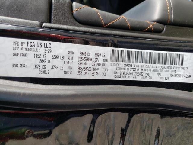 1C4RJFJG7LC323452 - 2020 JEEP GRAND CHER SUMMIT Qara foto 13