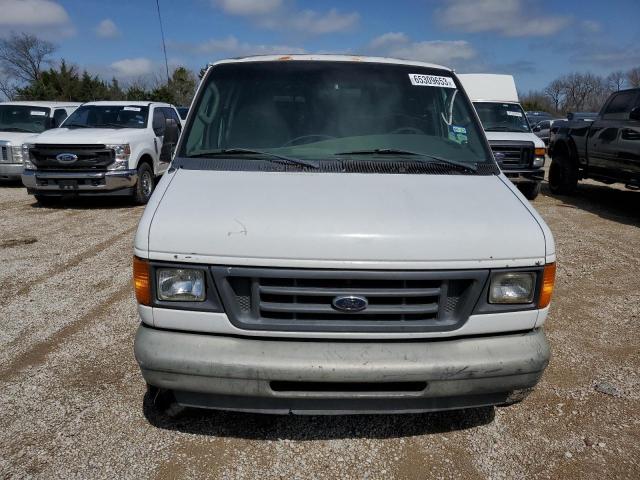 1FTNS24L93HB82805 - 2003 FORD ECONOLINE E250 VAN WHITE photo 5