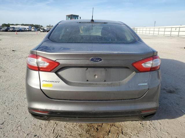 3FA6P0H96DR159125 - 2013 FORD FUSION SE GRAY photo 6