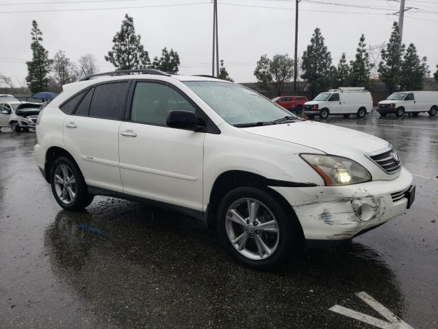 JTJGW31UX82850599 - 2008 LEXUS RX 400H WHITE photo 4