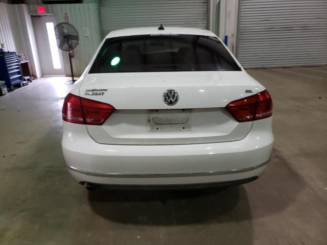 1VWCP7A34CC007818 - 2012 VOLKSWAGEN PASSAT SEL WHITE photo 6