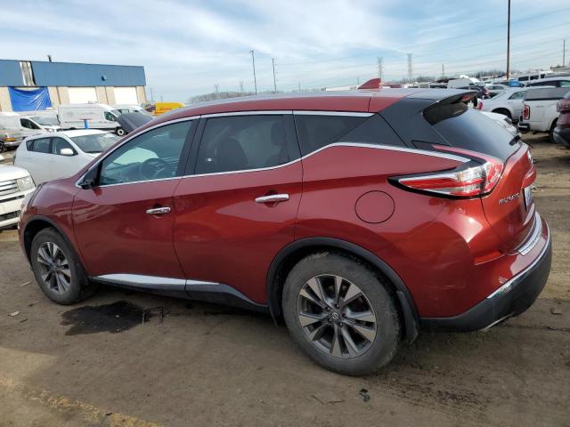 5N1AZ2MHXHN135423 - 2017 NISSAN MURANO S RED photo 2