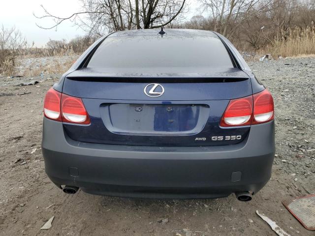 JTHCE1KS8B0029248 - 2011 LEXUS GS 350 BLUE photo 6