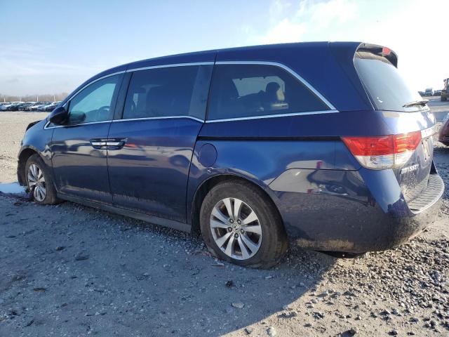 5FNRL5H67GB057764 - 2016 HONDA ODYSSEY EXL BLUE photo 2