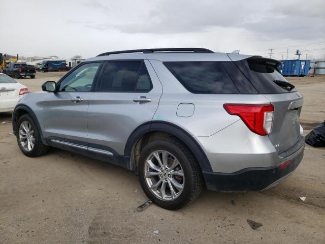 1FMSK8DH7LGB83325 - 2020 FORD EXPLORER XLT SILVER photo 2