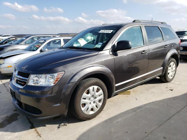 3C4PDCAB4JT498406 - 2018 DODGE JOURNEY SE GRAY photo 1