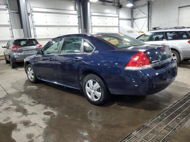 2G1WB57K491277172 - 2009 CHEVROLET IMPALA LS BLUE photo 2