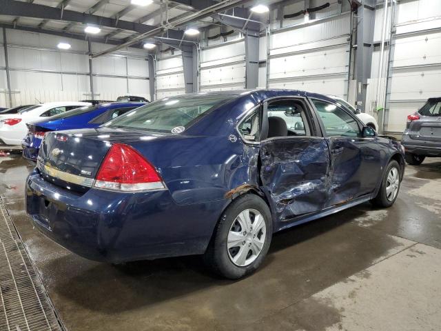 2G1WB57K491277172 - 2009 CHEVROLET IMPALA LS BLUE photo 3