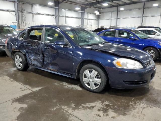 2G1WB57K491277172 - 2009 CHEVROLET IMPALA LS BLUE photo 4