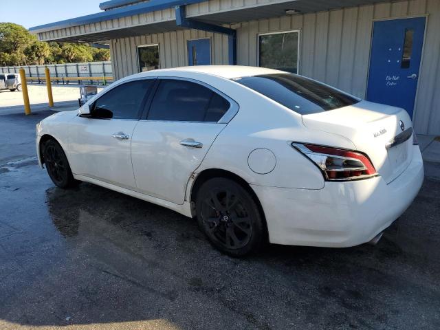 1N4AA5AP6EC448927 - 2014 NISSAN MAXIMA S WHITE photo 2