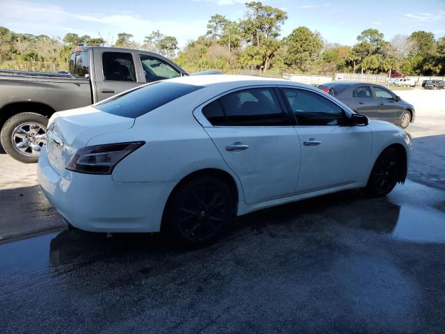 1N4AA5AP6EC448927 - 2014 NISSAN MAXIMA S WHITE photo 3