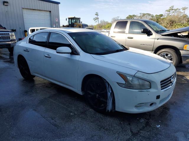 1N4AA5AP6EC448927 - 2014 NISSAN MAXIMA S WHITE photo 4