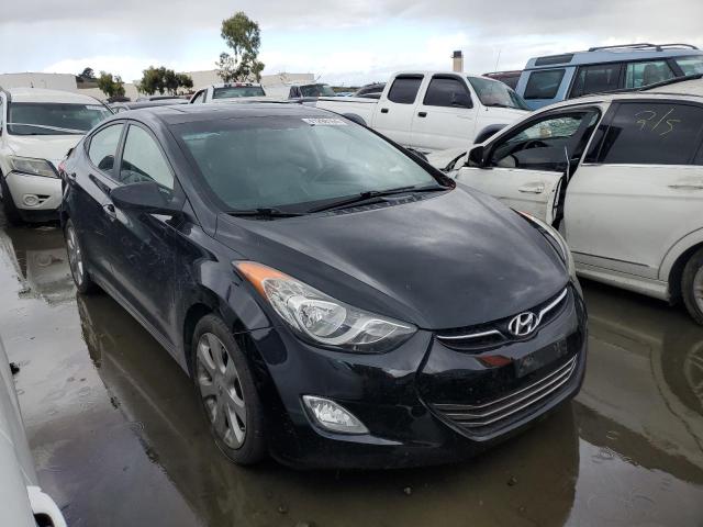 5NPDH4AE2CH122524 - 2012 HYUNDAI ELANTRA GLS BLACK photo 4