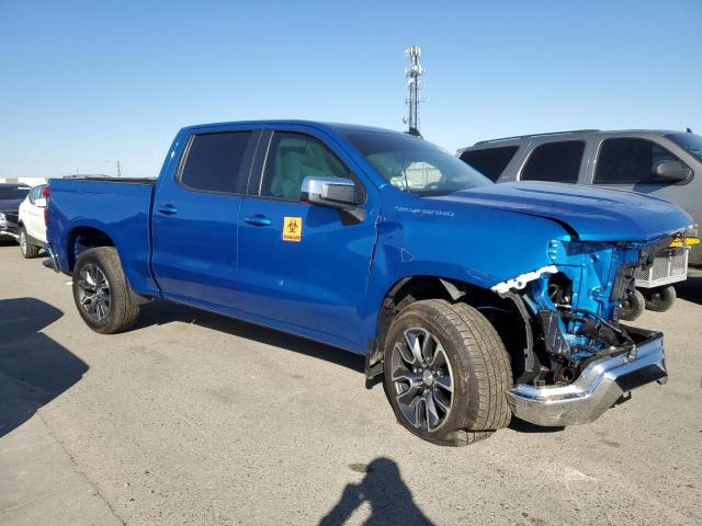 1GCPACEKXNZ544483 - 2022 CHEVROLET SILVERADO2 C1500 LT BLUE photo 4