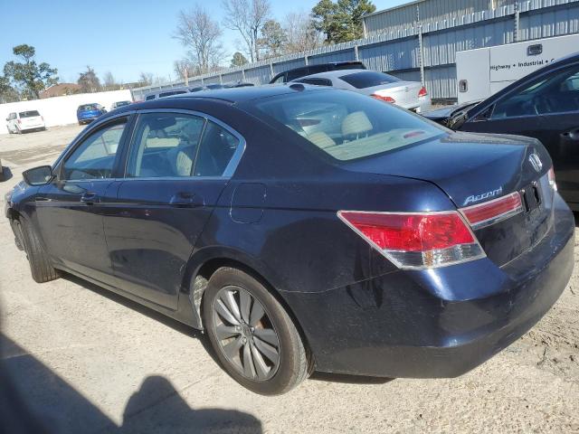 1HGCP2F87BA102542 - 2011 HONDA ACCORD EXL BLUE photo 2