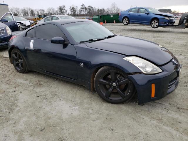 JN1BZ34D58M700326 - 2008 NISSAN 350Z COUPE BLUE photo 4