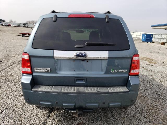 1FMCU5K33BKB63895 - 2011 FORD ESCAPE HYBRID BLUE photo 6