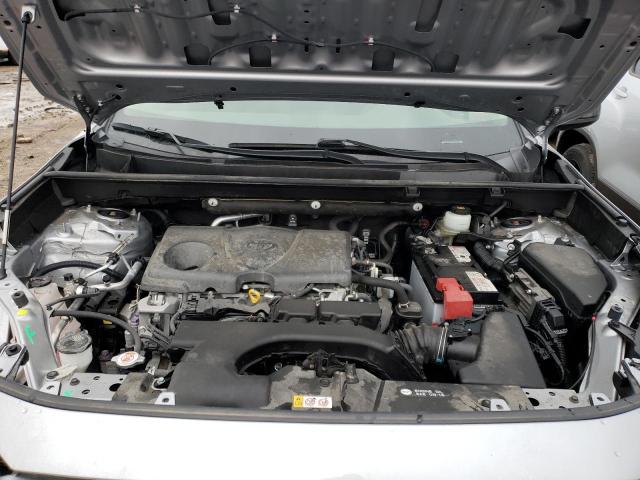 JTMF1RFV2KD502230 - 2019 TOYOTA RAV4 LE Сріблястий фото 11