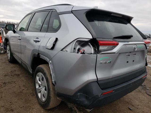 JTMF1RFV2KD502230 - 2019 TOYOTA RAV4 LE Сріблястий фото 2