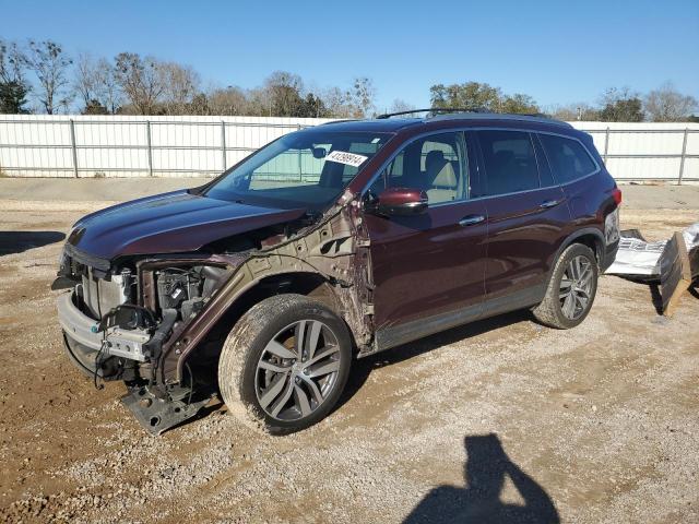 5FNYF5H91HB004542 - 2017 HONDA PILOT TOURING MAROON photo 1