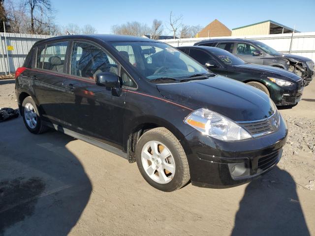 3N1BC13E97L407960 - 2007 NISSAN VERSA S BLACK photo 4