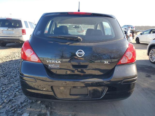 3N1BC13E97L407960 - 2007 NISSAN VERSA S BLACK photo 6