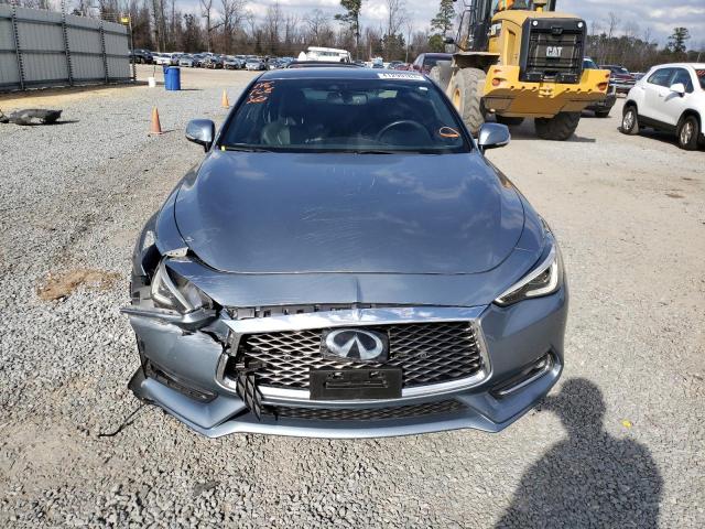 JN1CV7EL3HM321029 - 2017 INFINITI Q60 BASE BLUE photo 5