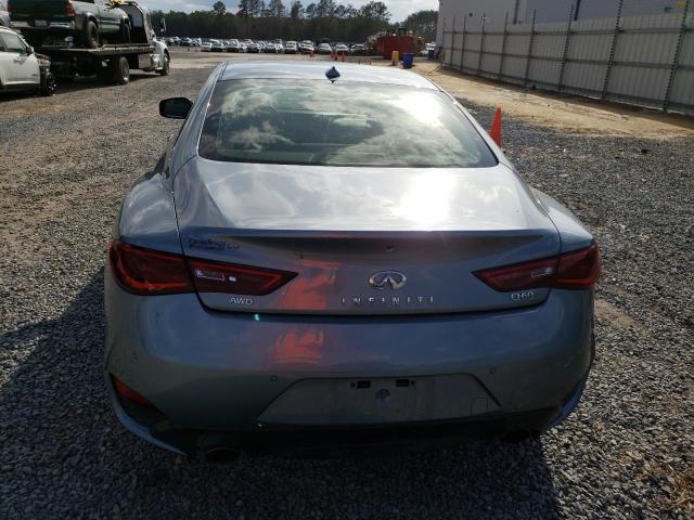 JN1CV7EL3HM321029 - 2017 INFINITI Q60 BASE BLUE photo 6