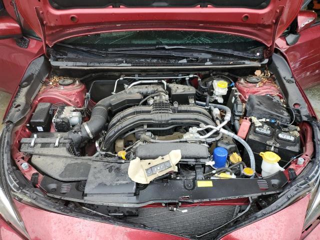 4S3GKAD64J3607371 - 2018 SUBARU IMPREZA PREMIUM PLUS BURGUNDY photo 11