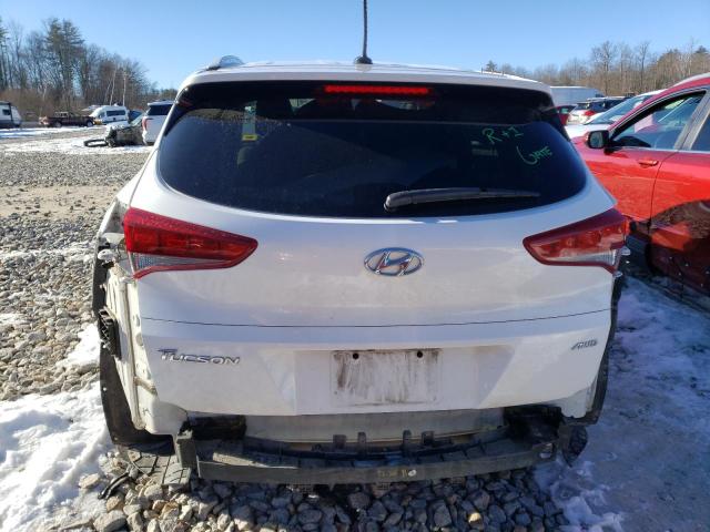 KM8J3CA44GU160962 - 2016 HYUNDAI TUCSON LIMITED WHITE photo 6